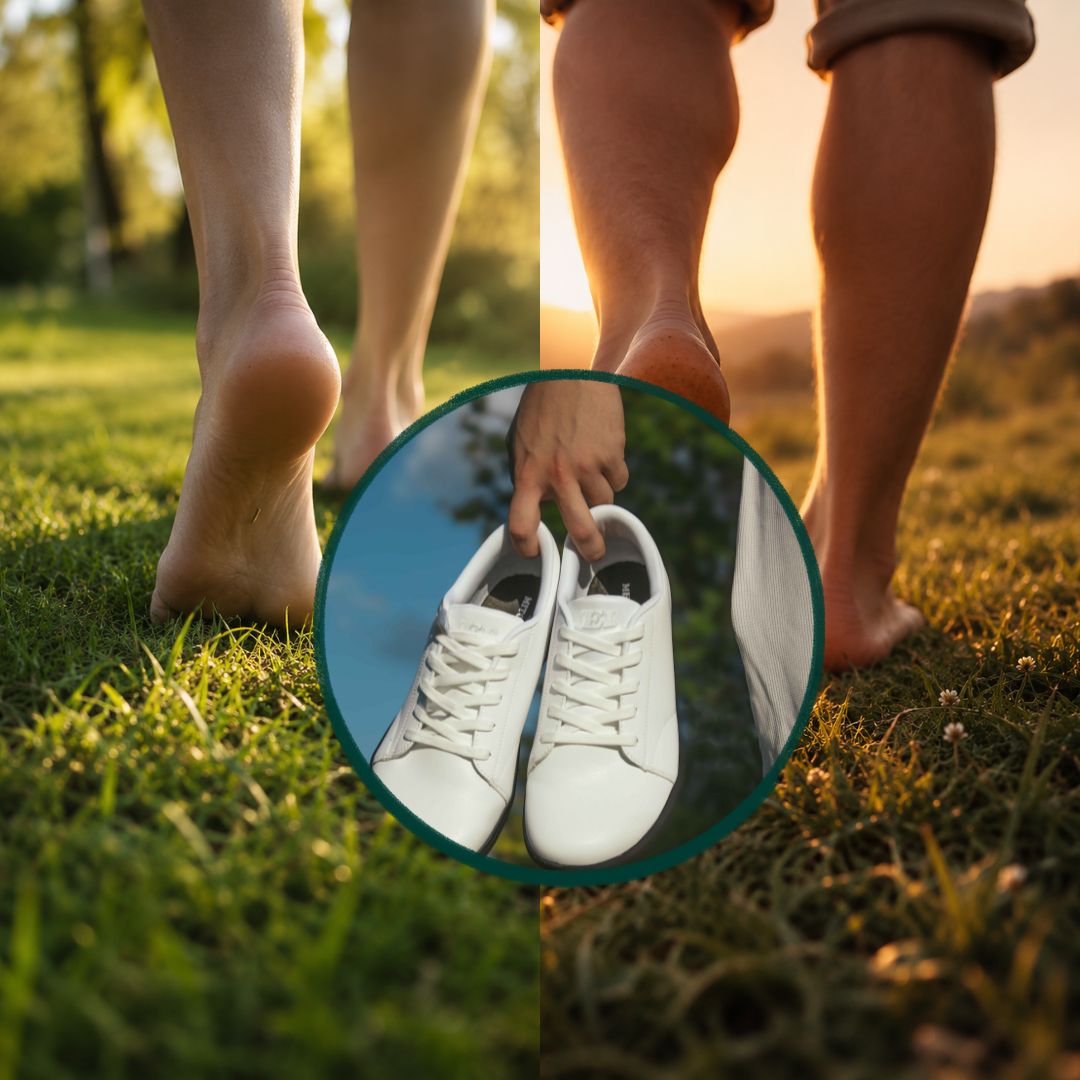 Grounding barefoot footwear